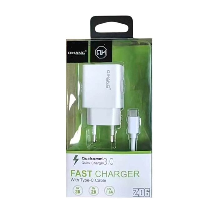 Καλώδιο φόρτισης με αντάπτορα - Type-C - QH-Z06 - 426072