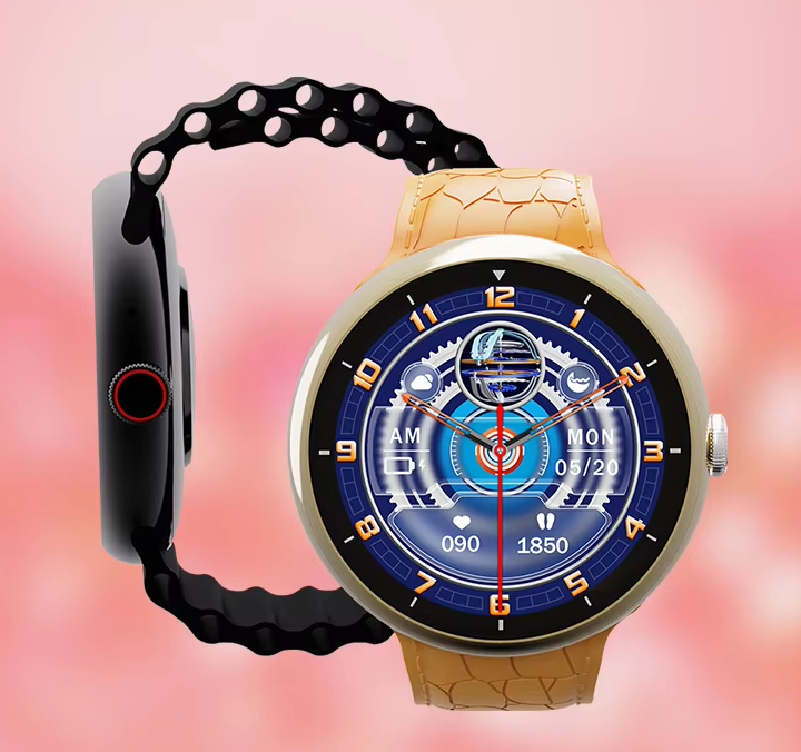 Σετ Smartwatch με 7 λουράκια - V16 Pro Max - 814161 - Grey