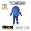 Φόρμα εργασίας με ανακλαστικά - No.XL - 68-78kg - Finder - 198571