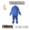Φόρμα εργασίας με ανακλαστικά - No.L - 60-70kg - Finder - 198570