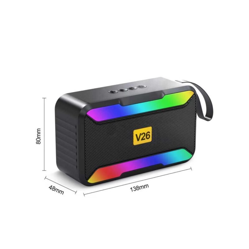 f221573b12577d3af10ecc2dbad8d249 Ασύρματο ηχείο Bluetooth - V26 - 304330 - Black