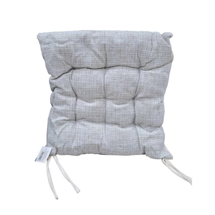 Μαξιλάρι καρέκλας διπλής όψης - 40x40cm - 720190 - White/Grey