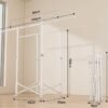 Πτυσσόμενη κρεμάστρα δαπέδου & απλώστρα ρούχων τροχήλατη - SG202601 - 282203 - Black