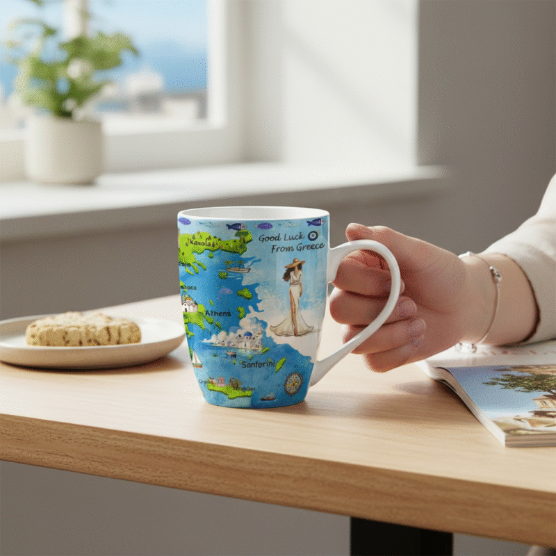 Σετ κεραμική κούπα Souvenir - 12pcs - Greece - 224165