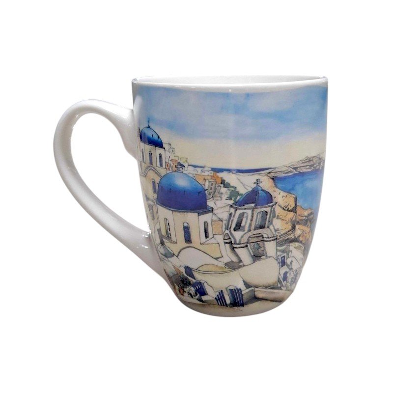 224196 Σετ κεραμική κούπα Souvenir - 12pcs - Greece - 224196