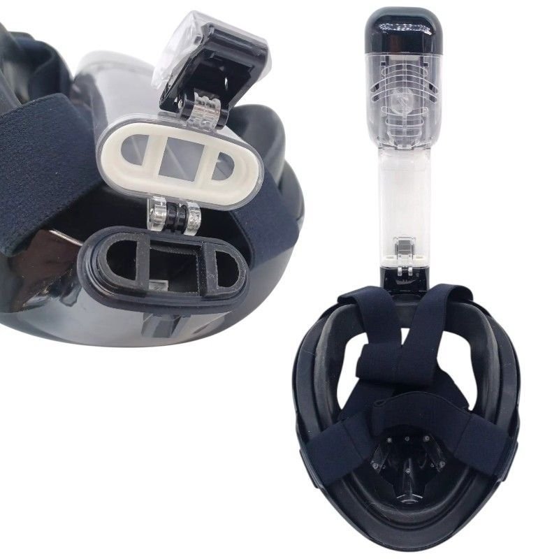 Μάσκα θαλάσσης Full Face με αναπνευστήρα - BHC - 127121 - Black