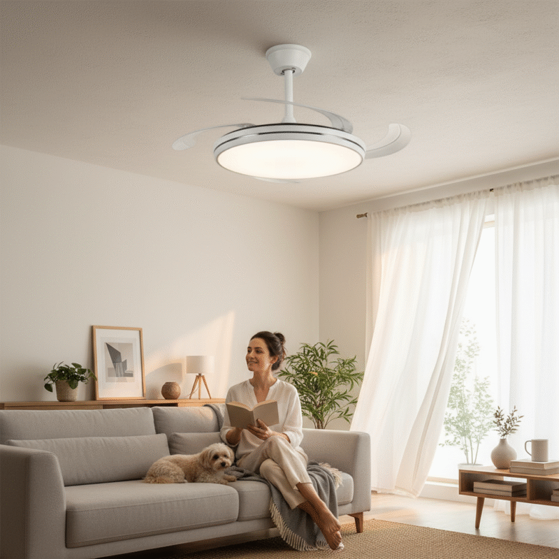 Ανεμιστήρας οροφής & φωτιστικό - DS-8989 - 43029