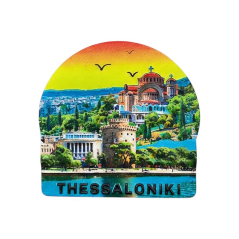 678553 Τουριστικό μαγνητάκι Souvenir - Σετ 12pcs - Thessaloniki - 678553