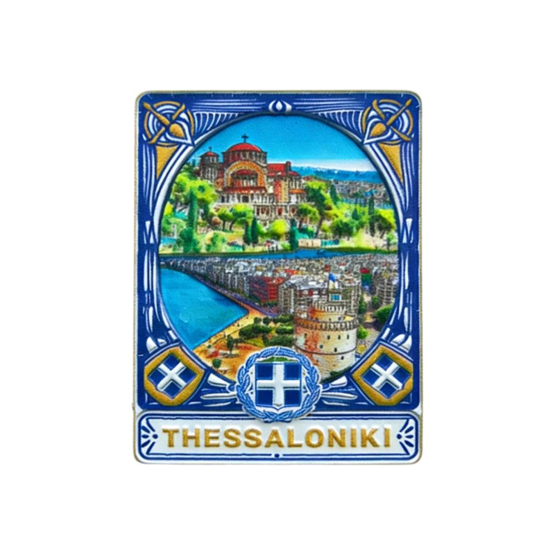 678555 Τουριστικό μαγνητάκι Souvenir - Σετ 12pcs - Thessaloniki - 678555