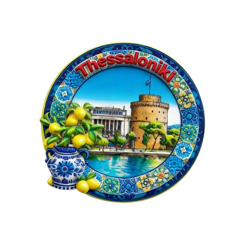 678572 Τουριστικό μαγνητάκι Souvenir - Σετ 12pcs - Thessaloniki - 678572