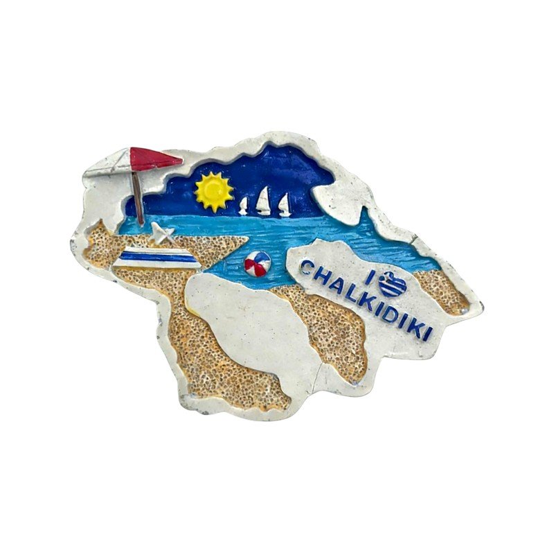 678585 Τουριστικό μαγνητάκι Souvenir - Σετ 12pcs - Chalkidiki - 678585