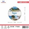 Καθρέπτης τσέπης Souvenir - Σετ 12pcs - Thassos - 7*7*3cm - 871833