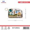 Πορτοφόλι Souvenir μπρελόκ - Σετ 10pcs - PVC - Thassos - 14*9cm - 871755