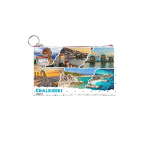 Πορτοφόλι Souvenir μπρελόκ - Σετ 10pcs - PVC - Chalkidiki - 16*10cm - 871701