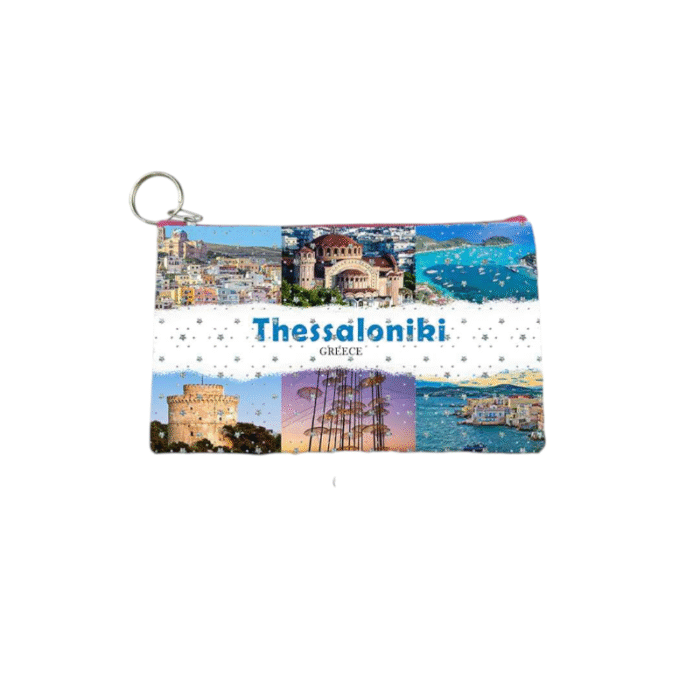 Πορτοφόλι Souvenir μπρελόκ - Σετ 10pcs - PVC - Thessaloniki - 16*10cm - 871705