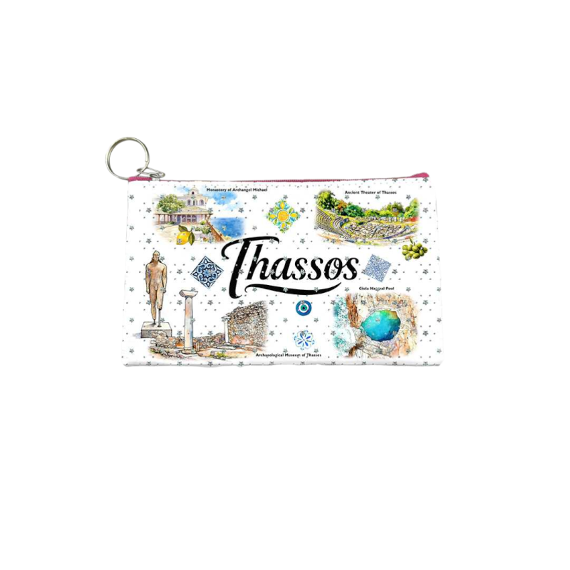 871712-Photoroom Πορτοφόλι Souvenir μπρελόκ - Σετ 10pcs - PVC - Thassos - 16*10cm - 871712