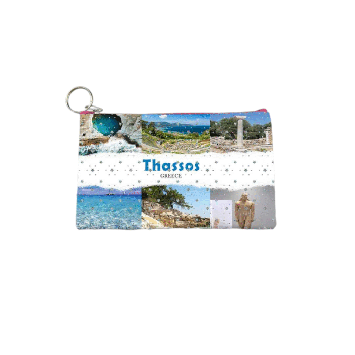 Πορτοφόλι Souvenir μπρελόκ - Σετ 10pcs - PVC - Thassos - 16*10cm - 871713