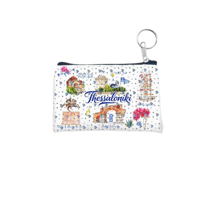 Πορτοφόλι Souvenir μπρελόκ - Σετ 10pcs - PVC - Thessaloniki - 11*7cm - 871724