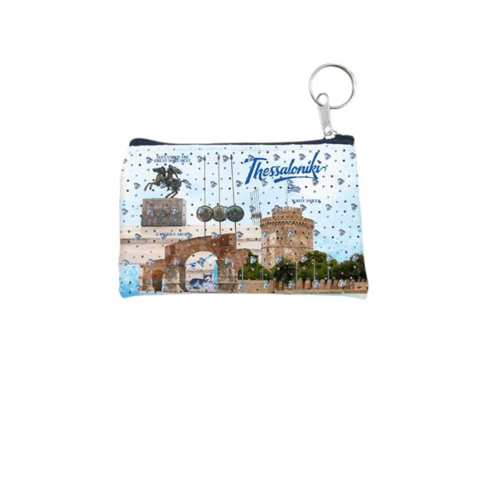 Πορτοφόλι Souvenir μπρελόκ - Σετ 10pcs - PVC - Thessaloniki - 11*7cm - 871726