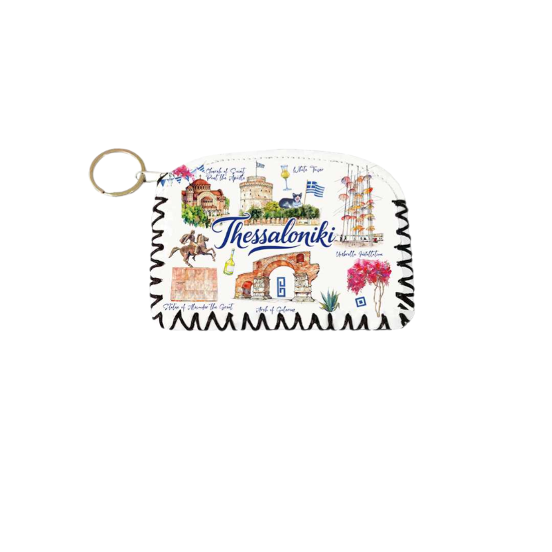871744-Photoroom Πορτοφόλι Souvenir μπρελόκ - Σετ 10pcs - PVC - Thessaloniki - 14*9cm - 871744