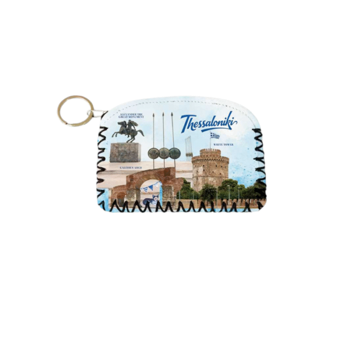 Πορτοφόλι Souvenir μπρελόκ - Σετ 10pcs - PVC - Thessaloniki - 14*9cm - 871746