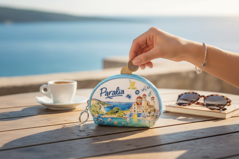 871771-Photoroom-Product-Staging-Photoroom Πορτοφόλι Souvenir μπρελόκ mini - Σετ 10pcs - PVC - Paralia - 10*8*3cm - 871771