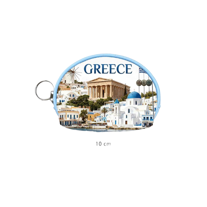 871778-Photoroom Πορτοφόλι Souvenir μπρελόκ mini - Σετ 10pcs - PVC - Greece - 10*8*3cm - 871778