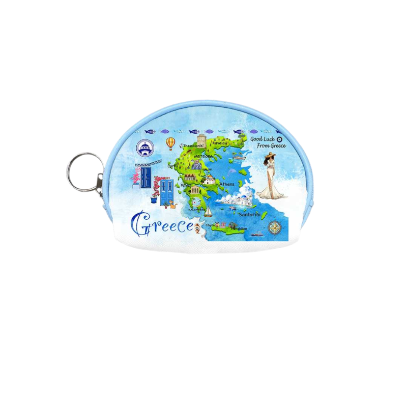 871779-Photoroom Πορτοφόλι Souvenir μπρελόκ mini - Σετ 10pcs - PVC - Greece - 10*8*3cm - 871779