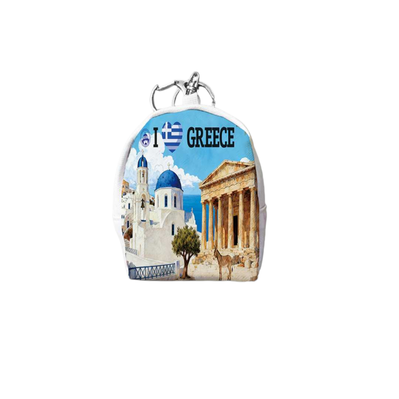 871797-Photoroom Πορτοφόλι Souvenir μπρελόκ mini - Σετ 10pcs - PVC - Greece - 7*9*4.5cm - 871797