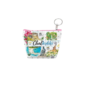 Πορτοφόλι Souvenir μπρελόκ mini - Σετ 10pcs - PVC - Chalkidiki - 11*7*4cm - 871800