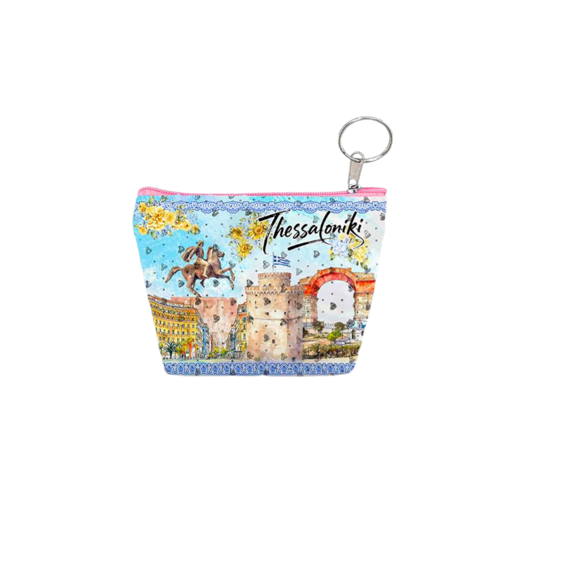 871807-Photoroom Πορτοφόλι Souvenir μπρελόκ mini - Σετ 10pcs - PVC - Thessaloniki - 11*7*4cm - 871807