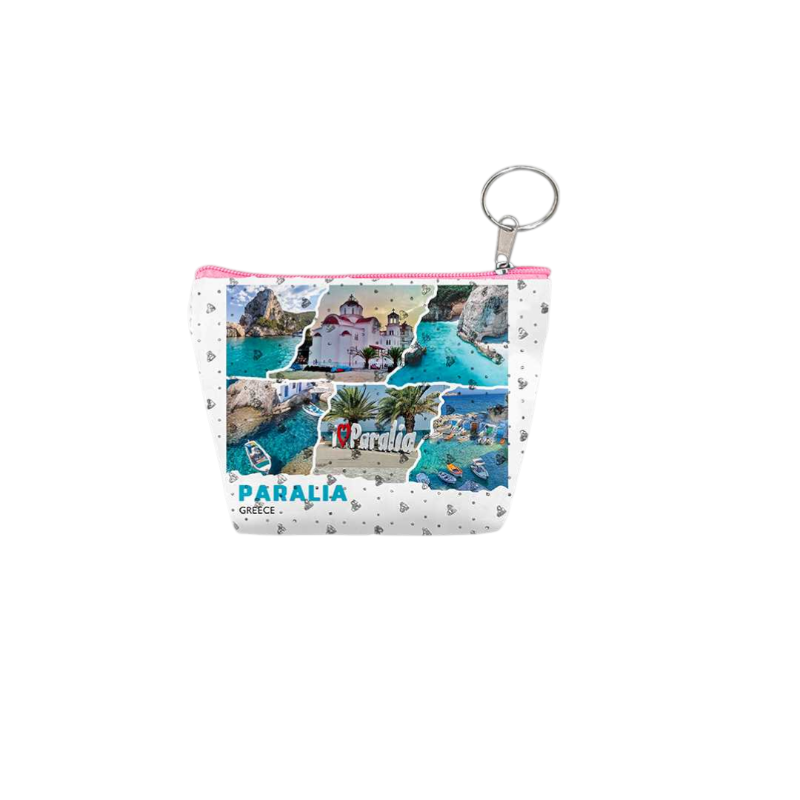 Πορτοφόλι Souvenir μπρελόκ mini - Σετ 10pcs - PVC - Paralia - 11*7*4cm - 871809