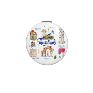Καθρέπτης τσέπης Souvenir - Σετ 12pcs - Thessaloniki - 7*7*3cm - 871824