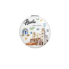 Καθρέπτης τσέπης Souvenir - Σετ 12pcs - Paralia - 7*7*3cm - 871830