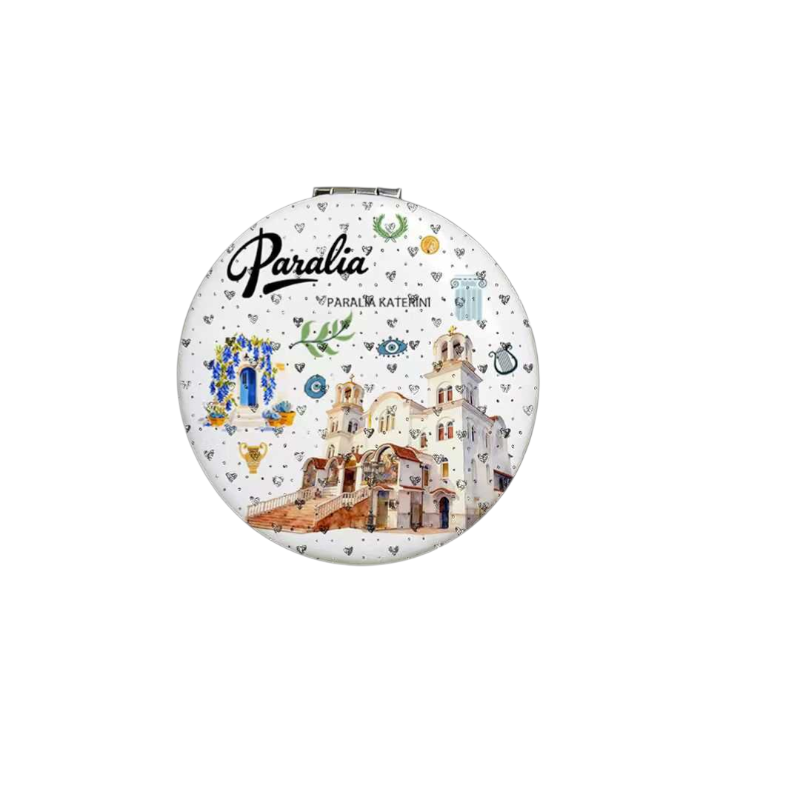 871850-Photoroom Καθρέπτης τσέπης Souvenir - Σετ 12pcs - Paralia - 7*7*3cm - 871850