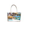 Τουριστική τσάντα λινή με κουμπί - Chalkidiki - 36*25*16cm - 871881