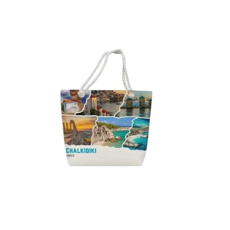 Τσάντα θαλάσσης τουριστική - Chalkidiki - 48*37*13cm - 871921