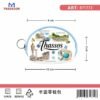 c0f29d874888c00535b27fedef5c3271 Πορτοφόλι Souvenir μπρελόκ mini - Σετ 10pcs - PVC - Thassos - 10*8*3cm - 871772