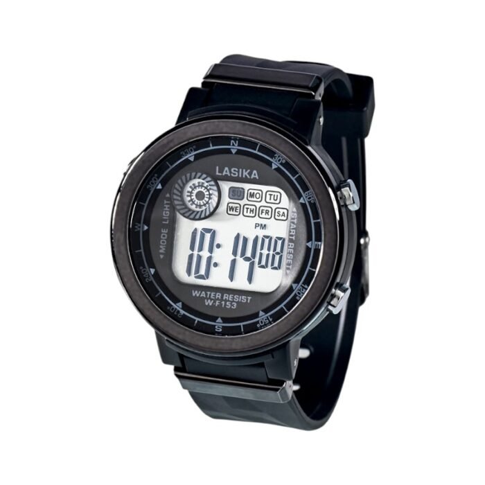 Ψηφιακό ρολόι χειρός - WF153 - Lasika - 115150 - Black/Black