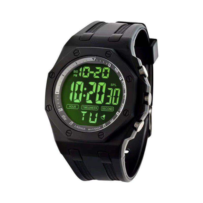 Ψηφιακό ρολόι χειρός - WF7004 - Lasika - 115157 - Black/Black