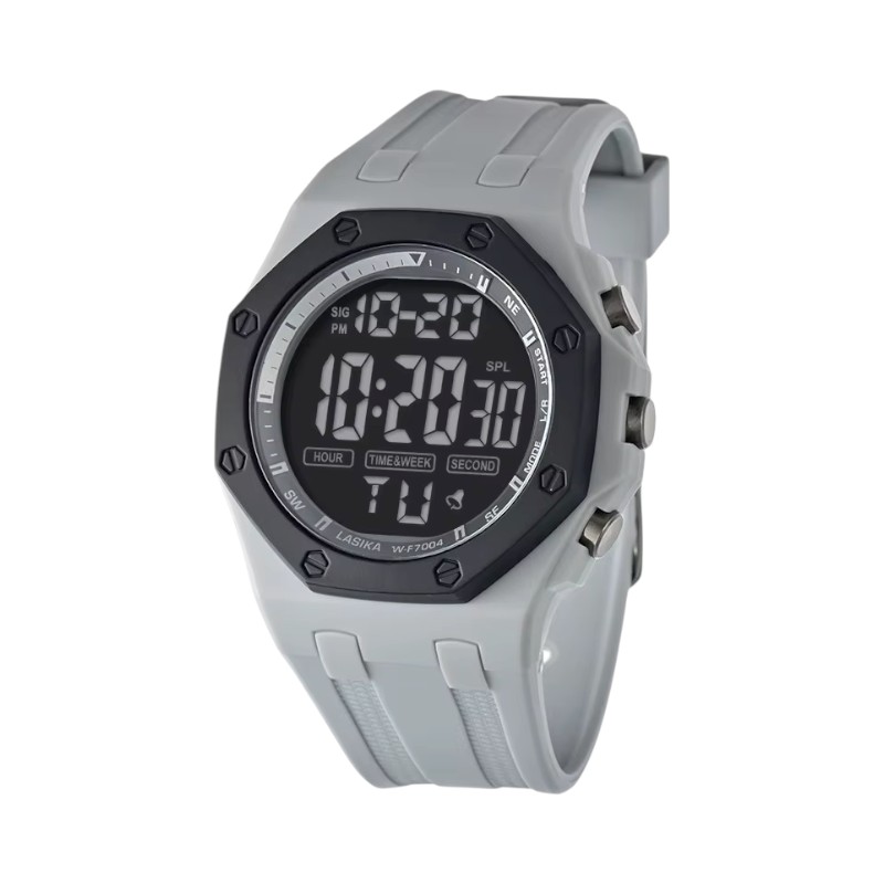 115157-8 Ψηφιακό ρολόι χειρός - WF7004 - Lasika - 115157 - Grey