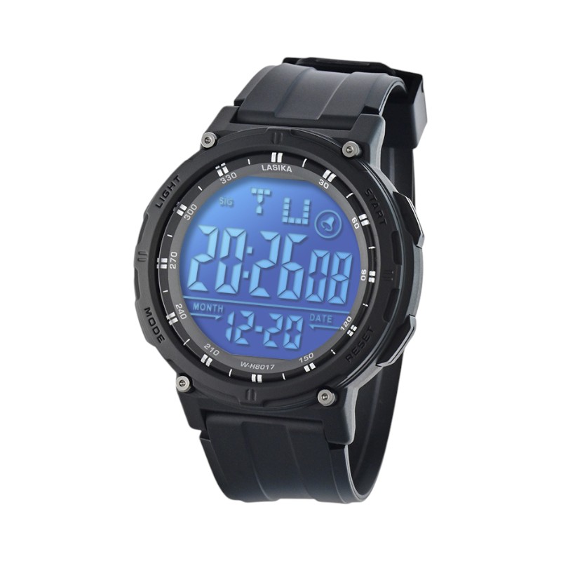 115161-2 Ψηφιακό ρολόι χειρός - WH8017 - Lasika - 115161 - Black/Black
