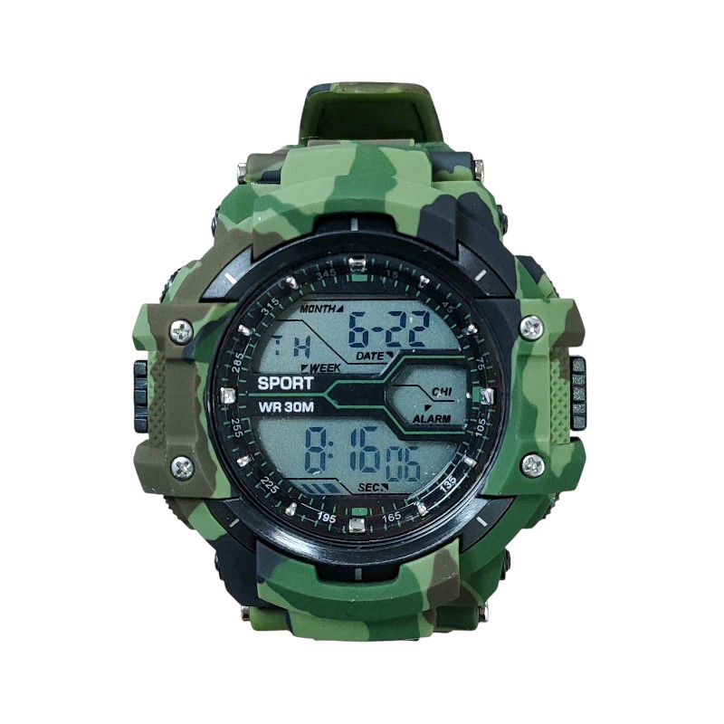 115172-4 Ψηφιακό ρολόι χειρός - D8338 - Dash - 115172 - Army Green