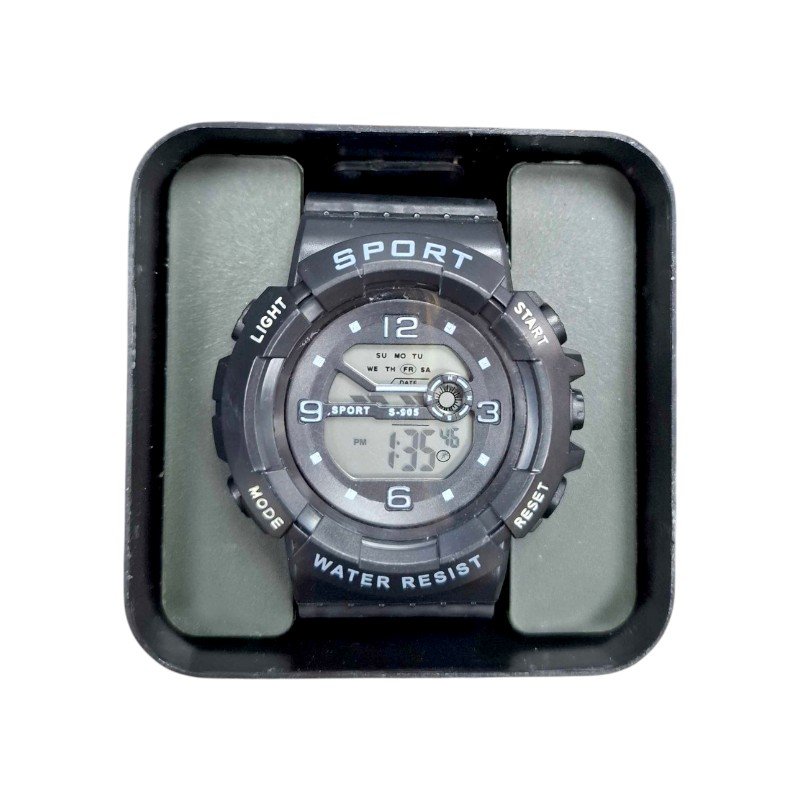 Ψηφιακό ρολόι χειρός - 6859 - 115185 - Black/Black