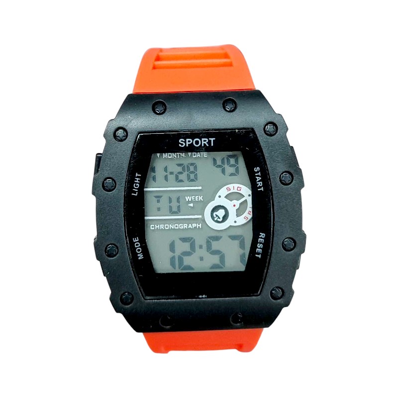 115187-4 Ψηφιακό ρολόι χειρός - SH-9613 - 115187 - Orange