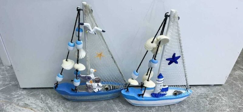 19a78a58038f6ac73429d55d5b79678e Διακοσμητικό Souvenir Καραβάκι - Σετ 2 τεμάχια - L2026-34CD - 125566