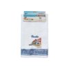 416334 Πετσέτα ποτηρόπανο Souvenir με κέντημα - Σετ 12pcs - Paralia - 416334