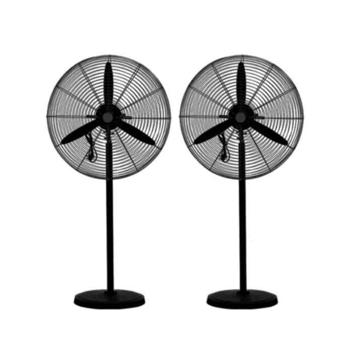 Σετ 2Χ επιδαπέδιοι ανεμιστήρες με ορθοστάτη - 130W - 65cm - 675992