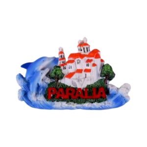 Tουριστικό μαγνητάκι Souvenir - Σετ 12pcs - Paralia - 678107