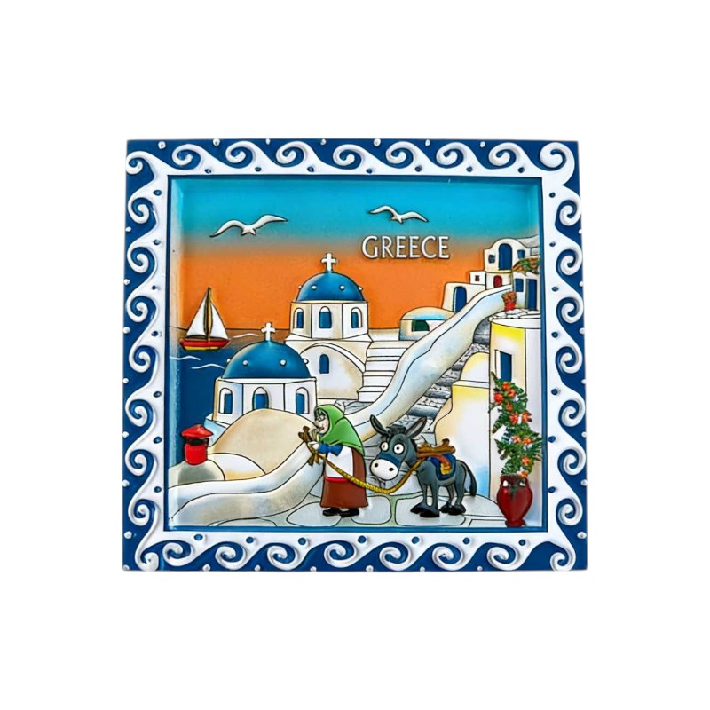 Tουριστικό μαγνητάκι Souvenir - Σετ 12pcs - Greece - 678502